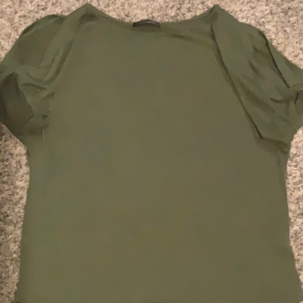 Olive Green Women's Top